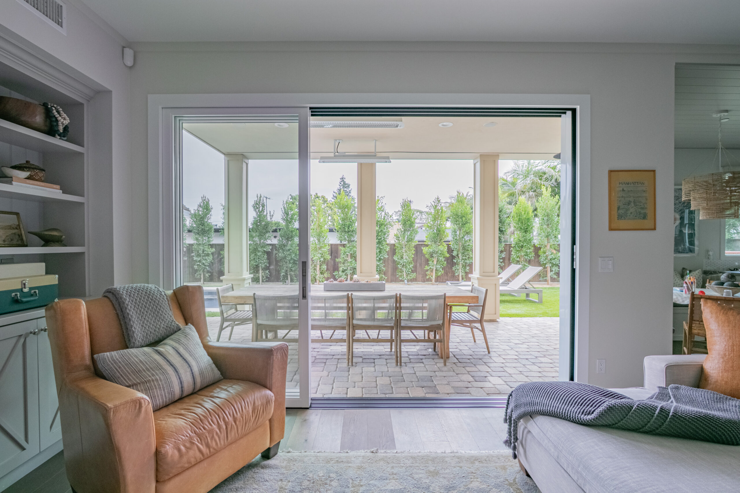 Encinitas Exterior Sliding Door Addition from interior